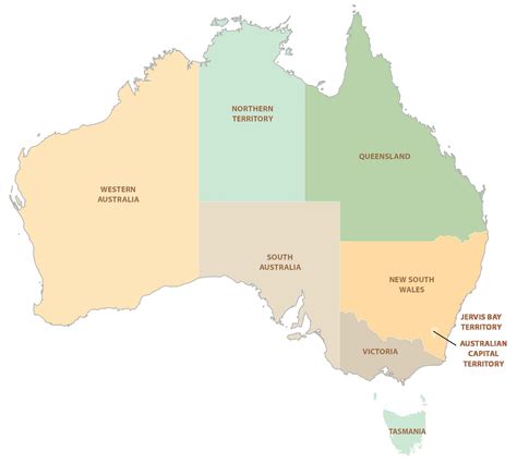 Large Detailed Map Of Australia With Cities And Towns