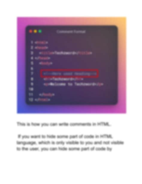 Image result for How to Make a Comment in HTML