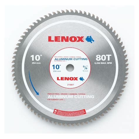 10" 80TPI Metal Cutting Circular Saw Blade | LENOX
