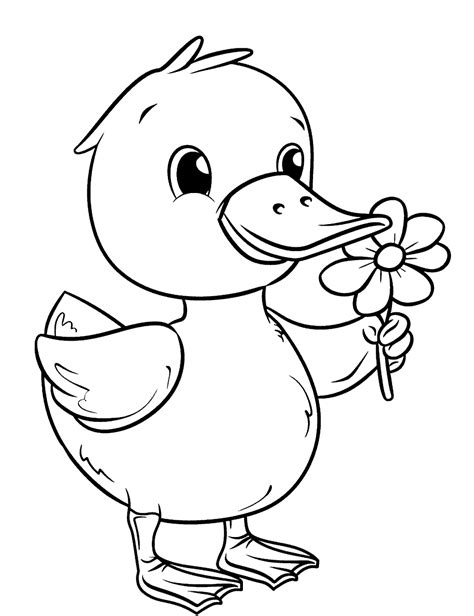 35 Duck Coloring Pages: Printable Cute Sheets