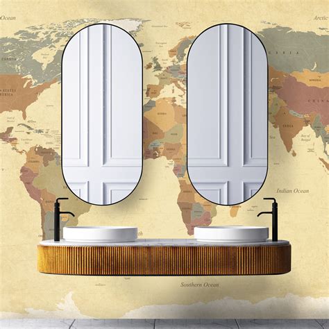 Large World Map Mural 的图像结果