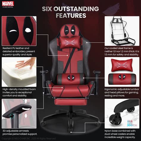 Buy Neo Chair MARVEL Prime Series Ergonomic High-Back Gaming Chair with ...