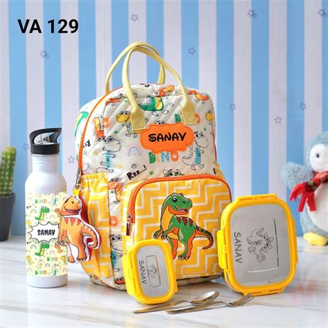 Personalised box backpack school combo – Havlotts