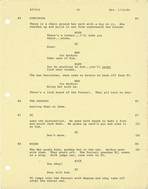 Magnum, P.I.: Paradise Blues (Original screenplay for the 1984 episode ...