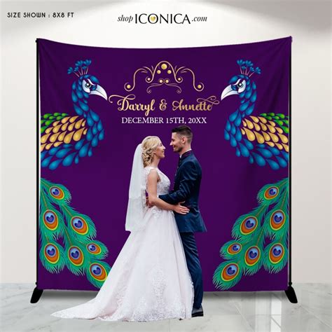 Peacock Wedding Backdrop Peacock Wedding Decor Peacock Party - Etsy India