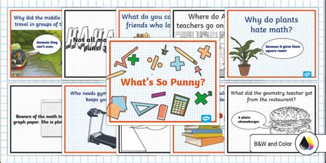 What’s So Punny? Math Pun Posters for 6th-8th Grade