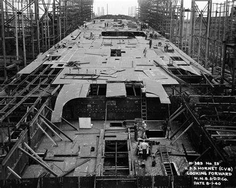 Aircraft Carrier Photo Index: USS HORNET (CV-8)