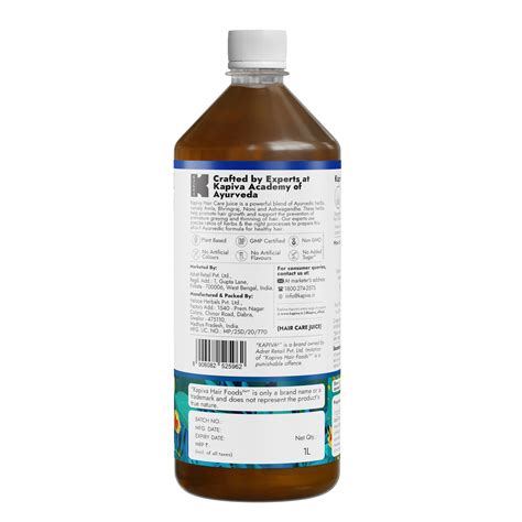 Ayurveda Aided Hair Care Juice to Control Hair Fall | Kapiva