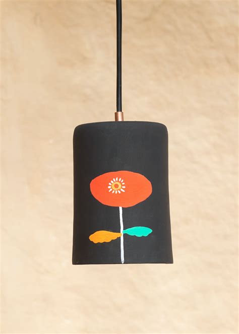 Get Sunny Sunflower Terracotta Pendant Lamp at ₹ 1900 | LBB Shop