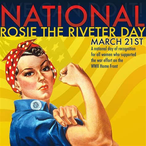 Rosie The Riveter Poster Date at Andrea Cahill blog