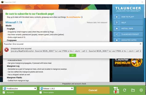 Image result for Minecraft Tlauncher Error Problem