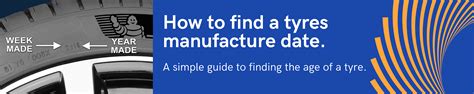 How to find a tyres age and manufacture date | A Complete Guide