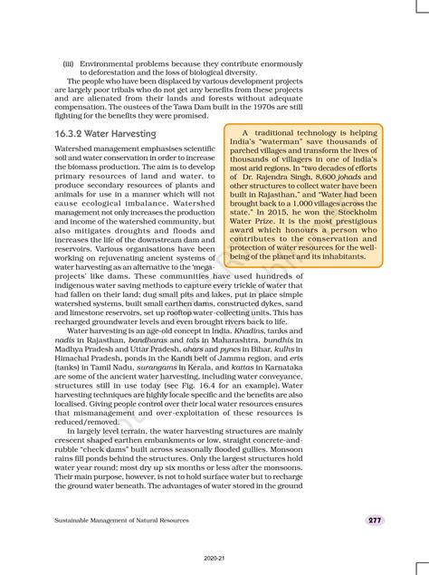 Management Of Natural Resources - NCERT Book of Class 10 Science
