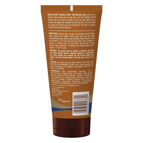 Buy Banana Boat, Summer Color Self-Tanning Lotion, Light/Medium Color ...