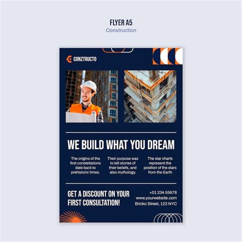 Construction company poster Images - Free Download on Freepik