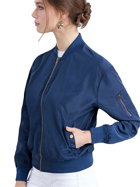 Made by Johnny - Women's Classic Lightweight Jacket Multi Pocket ...