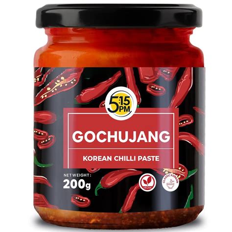 Buy 5:15PM Gochujang Korean Paste 200gm| Korean Hot Chilli Paste |Sweet ...