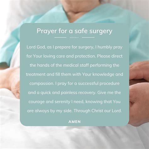 Short Prayer For Successful Surgery at Eden Celestina blog