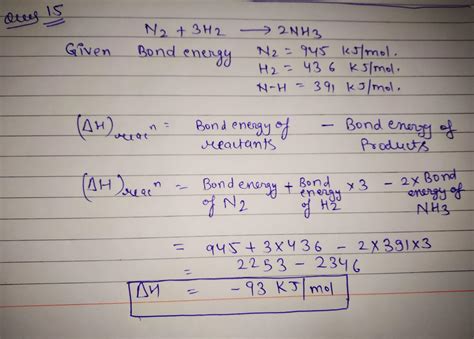 The enthalpy of formation of CO,(g), H,O() and propene are -393.5, -285 ...