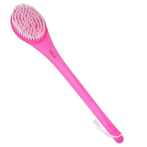 Buy VEGA Long Handle BA-1/7 Bristle Bath Brush (Color May Vary) Online
