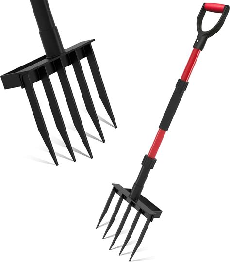 GSBLUNIE Pitch Fork for Garden, 5-Tine Heavy Duty Pitchfork India | Ubuy