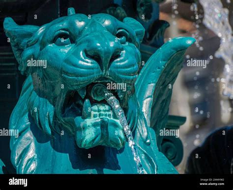 Fountain of the Lions Portuguese Fonte dos Leoess a 19th-century ...