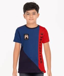 Flipkart.com | PROVOGUE Boys Colorblock Pure Cotton Regular T Shirt ...