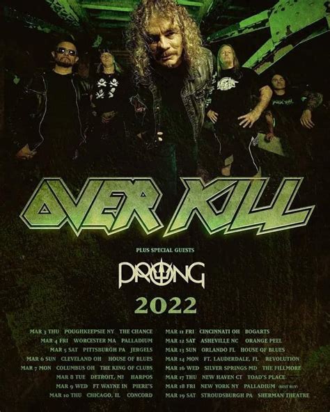 Image result for Overkill Concerts
