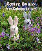 Image result for Knitted Easter Bunny Kit