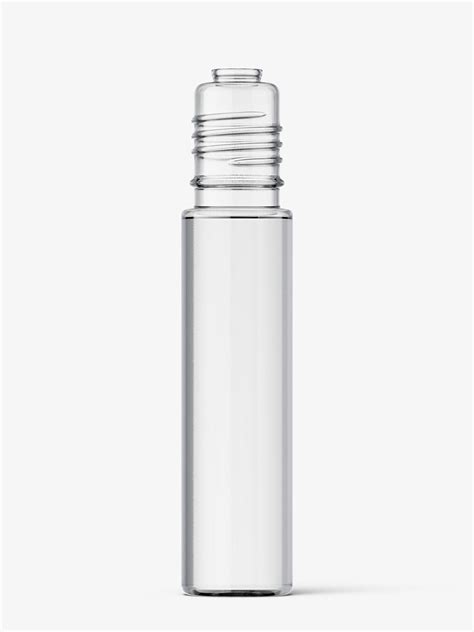 Small cosmetic bottle mockup - 20 ml / transparent - Mockups Design