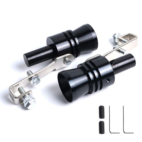 AUTOPTIM Universal Aluminum Turbo Sound Whistle Exhaust Muffler Pipe ...