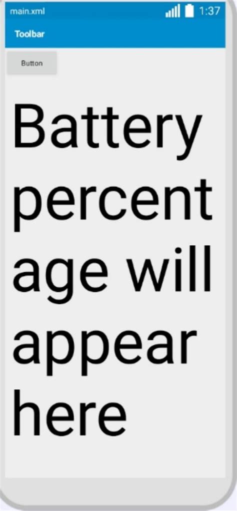 Sketchub • BroadCast Receiver - Get Battery percentage