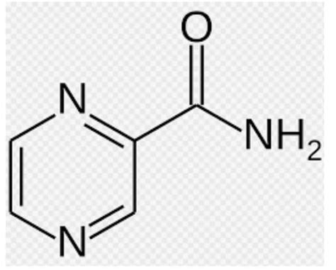 draw the structure of pyrazinamide - Brainly.in