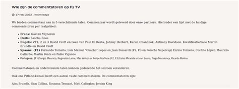 F1 TV Pro krijgt voorlopig geen Nederlands commentaar meer - Beeld en ...