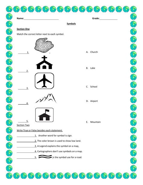 Map Worksheet 的图像结果