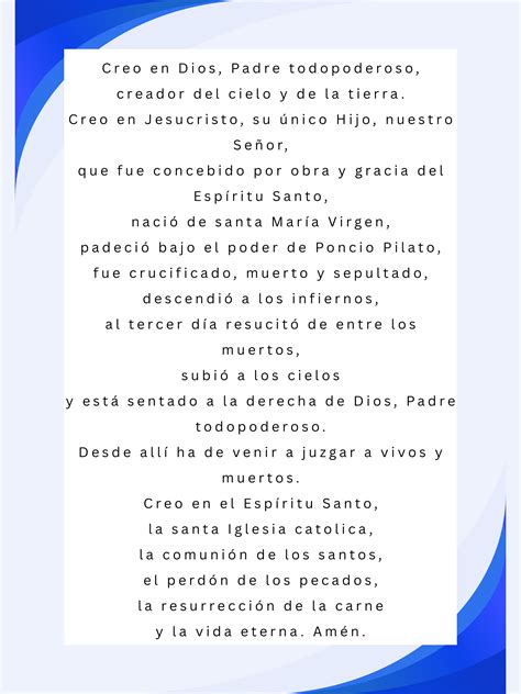 El Credo de los Apóstoles: Texto Completo y Uso Cristiano