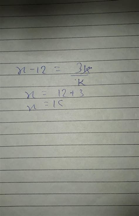 Find the number of positive integers k with the equation kx-12 =3k as a ...