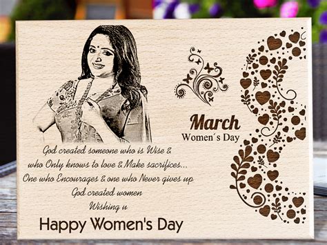 Personalized Photo Engraved on Wood Gifts for Women - Incredible Gifts