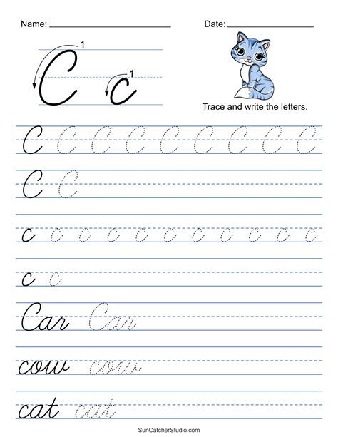 Printable Cursive Practice