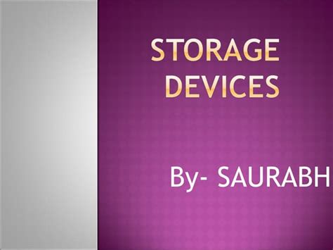 Image result for Computer Storage Device PPT