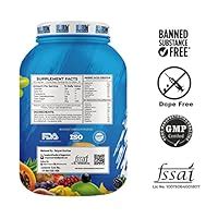 Belgium Nutrition Fruity Whey Protein with 26g Protein, 5.5 BCAAs, 6g ...