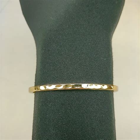 【定番】新品/STUDIOUS扱ファクトタムFACTOTUM/デッドストック/光沢/金メッキ/真鍮/バングル/ブレス/金/ゴールド/B ...