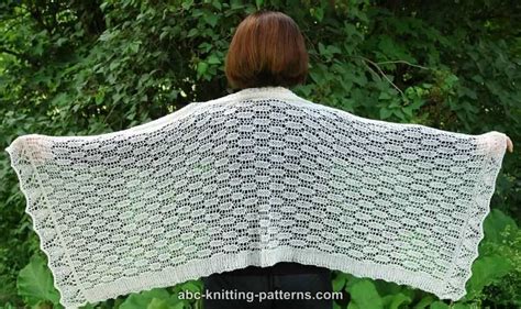 Image result for Striped Rectangular Shawl Pattern Lightweight Yarn