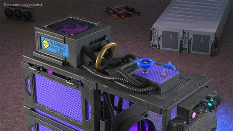 Custom Cyberpunk Neon PC 3D model | 3D Molier International
