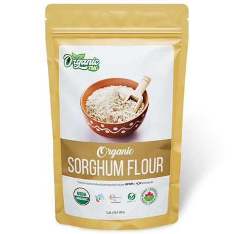 Organic Zing’s Pure and Organic Sorghum Flour | Organic Jowar Flour ...
