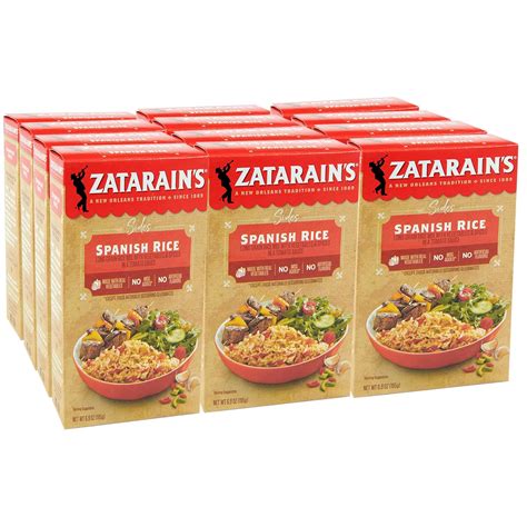 Amazon.com : Zatarain's Spanish Rice, 6.9 oz (Pack of 12) : Grocery ...