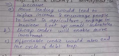 Why is cheap and affordable credit important for the country? - Brainly.in