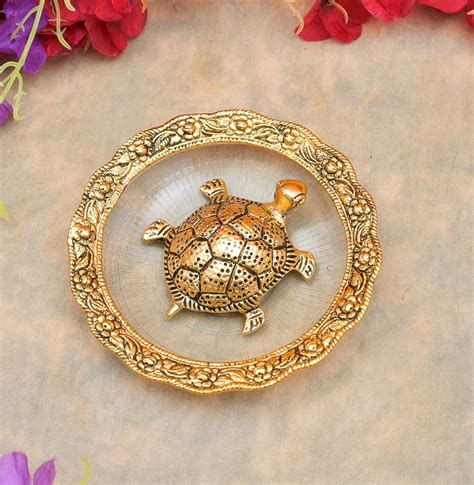 Buy Perpetual Golden Tortise for Good Luck for Home - Vastu Purpose for ...