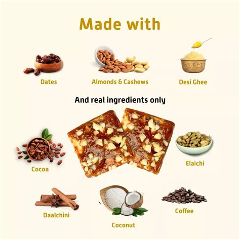Dates Barfi Bite - Assorted | 6 Flavours – Aweri