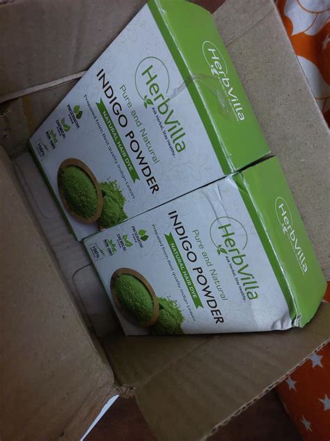 Buy Herbalvilla Indigo Powder, 400g - Black (Pack of 1) Online at Low ...